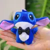 Colgante de Muñeco Stitch Juguete de Peluche de Dibujos Animados Llavero Muñeca Colgante para Mochila Escolar Regalo de Cumpleaños para Pareja Venta al por Mayor