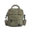Bolsa Pequeña Cuadrada de Nailon Color Macarrón para Niños Bolsa de Lona Impermeable Ligera Bolso Cruzado Casual Versátil para Teléfono Móvil