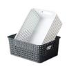 Caixa de Armazenamento Tecida Cesto de Armazenamento Mesa de Centro Sala de Estar Miudezas Roupas Cosméticos Caixa de Armazenamento Imitação Rattan Caixa de Armazenamento Desktop