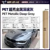 Película para Carro de Pet com Mudança de Cor Série Cinza Vinil Película Protetora de Mudança de Cor para Corpo Inteiro Cinza Nardo Aço Tungstênio Cinza Montanha Amg