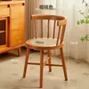 Sillas de Ratán de Alta Calidad, Sillas de Comedor para el Hogar con Respaldo Cómodo, Sillas de Comedor Minimalistas Modernas para Sala de Estar Balcón Madera Maciza Princesa