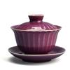 Liquidação Conjunto de Chá Roxo Jun Kiln Xícara de Chá Carmim Tigela Três Talentos Cerâmica Bule Vintage Conjunto das Cinco Fornalhas Famosas Tigela com Tampa