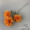 Simulação de flores 3 cabeças crisântemo australiano espinho flor de casamento fileira teto material de flores salão de casamento decoração de hotel estúdio fotográfico suave