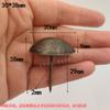 7-60 Tachinhas de Ferro em Estilo Antigo para Decoração de Fundo, Rebites para Caixas de Joias, Acessórios para Caixas de Madeira, Tachinhas Pequenas de Cabeça Redonda, Alfinetes de Pressão de Cabeça Grande