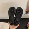 Chinelos Plataforma Aumentadores de Altura para Mulheres, Novos Chinelos Estilo Verão, Sandálias de Dedo Estilo Fada, Chinelos Fashion com Salto Cuña para Férias