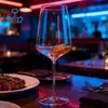 Copa de Vino Tinto Bordeaux de Cristal sin Plomo de Alta Transparencia, Soplado a Mano, Hecha a Medida de Gama Alta, Estilo Europeo, Adecuada para Uso Británico y Americano