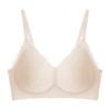 Sujetador Sexy Sin Costuras Sin Aros Pecho Pequeño Push-up Transpirable Sujetador de Niña Cómodo Anti-flacidez Encaje Delgado Tirante