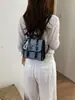 Mochila de Mezclilla Estilo Universitario de Diseño de Nicho para Mujer 2026 Nueva Moda Versátil Multiusos Bolso de Hombro Cruzado