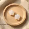 7A Ágata Blanca Congelada Lichi Natural Garra de León Pata de Gato Conejo Pixiu Hebilla de Paz Anillo Corredizo Accesorios de Decoración para Joyería DIY
