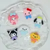 Sanrio Série Corpo Acessórios de Resina Acessórios de Gel Creme Presilha de Cabelo DIY Resina Pequenos Acessórios