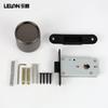 Cerradura de Puerta Minimalista Invisible Cerradura Esférica de un Lado con Llave de Emergencia Cerradura de Puerta de Dormitorio Pared de Fondo Oculta Cerradura de Puerta Oscura