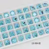 Joyería para Uñas Personalizada Diamante K9 Diamante para Uñas Flash Cubo de Azúcar con Forma Especial Corazón Torcido Ovalado Huevo de Paloma Fang Fang Dongzhou Cristal
