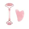 Rodillo Masajeador de Cuarzo Rosa Aventurina Jade Masajeador Facial de Belleza Palo de Masaje Mancha Venta Directa de Fábrica al por Mayor Transfronterizo