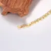 Pulsera de moda europea y americana Xuping de lujo ligero con incrustaciones de piedras preciosas artificiales, diseño geométrico cuadrado joyería transfronteriza para mujer