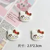 Gafas de Nuevo Estilo Accesorios de Resina DIY Cabeza de Gato Kt Funda de Teléfono Llavero Hebilla de Zapato Flor de Zapato Pasador Materiales Hechos a Mano