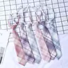 Set de Pajaritas JK para Mujer, Uniforme Estilo Japonés, Estilo Academia, Traje de Marinero Pre-Atado, Uniforme Escolar con Lazo, Cinta, Corbata Pequeña de Cola Larga
