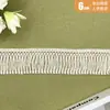 Encaje en stock 4cm-6cm espiga borla de algodón fleco alfombra cortina decoración accesorios diy accesorios de ropa lote
