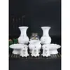 Plato de Frutas Plato de Ofrenda para Altar de Buda Utensilios de Adoración a Buda en Casa Tazas de Ofrenda Floreros Cerámica Pintura Dorada en Relieve Quemador de Incienso Set de Ofrenda para Buda