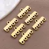 Acero Inoxidable Transfronterizo Forma de Uno Borla Porosa Colgante Pequeño Conector DIY Aretes Collar Accesorios para Joyería Material
