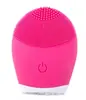 Limpiador Facial Eléctrico Vibratorio de Silicona Personalizado Mini Limpiador Facial Sónico Impermeable