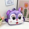 Nueva bolsa de concha de huevo de dibujos animados de conejo de peluche 3-6 años linda bolsa escolar para jardín de infantes de bebé hombros de niños con LOGO impreso