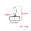 Hebilla de Gancho de Aleación de Zinc en Stock del Fabricante, Gancho de Alambre de Hierro, Gancho de Tres Líneas, Gancho Giratorio, Cierre de Langosta, Accesorios para Bolsas de Correa, Clip para Perros