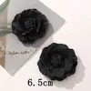 Dulce Fresco Personalizado Tela de Flor de Mezclilla Flor de Rosa Tridimensional DIY Hecho a Mano Para Todo Tipo de Zapatos Flor para el Cabello Tocado Accesorios para la Ropa