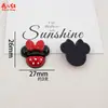 Nueva Serie de Dibujos Animados de Minnie y Mickey Hecho a Mano DIY Pegamento de Crema Accesorios de Resina Adornos para el Cabello Colgantes Pegatinas