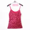 Nuevo chaleco pequeño ajustado de moda con lentejuelas, camisola sexy versátil 06#