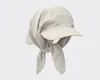 Nuevo pañuelo para la cabeza japonés de secado rápido, gorra solar, protección para el cuello al aire libre para niños, sombrero de camping de nicho, tendencia de moda
