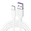 Cable de Datos 5A Tipo-C Carga Rápida Adecuado para Teléfonos Móviles Huawei Letv Android Apple Cable de Carga Juego de Carga Rápida al por Mayor