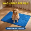 Tapetes Lavables de Poliéster para Mascotas Transfronterizos, Pañales Impermeables para Perros, Tapetes Ecológicos para Dormir Gatos y Perros, Tapetes de Lactancia