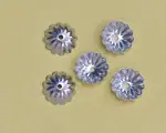 推荐 DIY韩版时尚 不锈钢耳环配件 耳环吊坠 荷叶形配件 现货批发