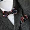 Traje de vestir corbata de moño pañuelo cuadrado pequeño traje novio vestido de novia camisa accesorios conducto de aire nostálgico bolsa toalla moño
