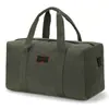Bolsa Duffel Bolsa de Lona Espessa Simples Grande Capacidade Bolsa de Mão para Viagem Longa Bolsa de Viagem Retrô Europeia e Americana Bolsa Duffel Forte