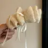Pinza de Plátano con Lazo de Lana Pinza Vertical para Mujer Clip para el Cabello de Gama Alta Accesorios para el Cabello Diadema