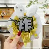 Etiquetas de Nombre Reflectantes Originales de Tela No Tejida DIY para Celebridades, Dijes para Mini Mochilas, Accesorios Esenciales de Apoyo para Fans