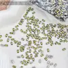 Decoraciones coloridas para uñas tipo mini rectángulo de circón, pedrería brillante en forma de cruz, decoraciones largas para uñas con fondo plano biselado