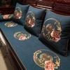 Almofada de Sofá Redwood Novo Estilo Chinês Cama Luohan Almofada de Cinco Peças Universal para Todas as Estações Móveis de Madeira Maciça Almofada de Sofá