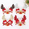 Nuevas gafas de decoración navideña, decoraciones navideñas, decoración de fiesta de comercio exterior, decoración divertida, suministros navideños, ojos navideños