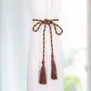Cortinas de Poliéster Multicolor Abrazaderas para Cortinas Decoración de Borlas para Cortinas Borlas Colgantes Cuerdas Pequeñas para Atar Accesorios de Decoración para Ventanas