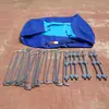 Material de PVC de suporte redondo de tubo galvanizado com suporte de criação de lagoa dobrável para piscina móvel pode ser definida