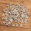 26 Colgantes Charms del Alfabeto Inglés Plata Antigua Venta al por Mayor DIY Aleación de Zinc Joyería Bolsos Accesorios para Teléfono Móvil