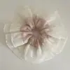 Estilo Ballet Cetim Renda Intestino Grosso Elástico de Cabelo Feminino Corda de Cabelo Grande Elástico de Cabelo Tira de Cabelo Elástico Corda de Couro
