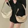 Bolso de diseñador de nicho para mujer, nuevo modelo 2026, bolso tipo empanada súper popular para llevar bajo el brazo, elegante y versátil bolso de hombro/cruzado con forma de cuerno