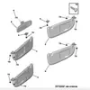 Adequado para Peugeot 206 207 C2 Carro Desmontado Montagem de Quebra-sol Espelho de Maquiagem Proteção Solar 816330 816329