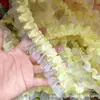 Encaje para Ropa de Cama de 4 cm Material Auxiliar Dobladillo de Falda Hecho a Mano Escote Puño Volante Tela de Poliéster Descuento Encaje Ancho