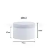 Lata Redonda de Plástico PET 200/300g Mascarilla para Ojos Mascarilla de Barro Envase Cosmético Moldeo por Inyección Pared Gruesa Botella de Crema