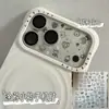 Estilo Coreano Estilo Ins Simples Grafite Cachorrinho Fofo DIY Capa de Celular para iPhone 17 Suporte de Caneta Ccd Adesivo Decorativo com Adesivo Traseiro