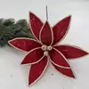 O tecido de alta qualidade mais vendido da Amazon, corda de cânhamo simulada de 30cm, flores de Natal, decorações para árvores de Natal, arranjos de flores artificiais